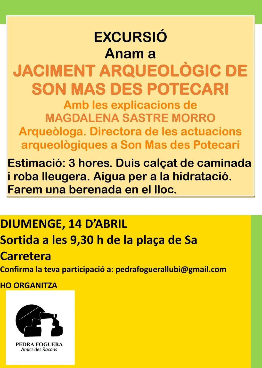 VISITA ALS TALAIOTS DE SON MAS