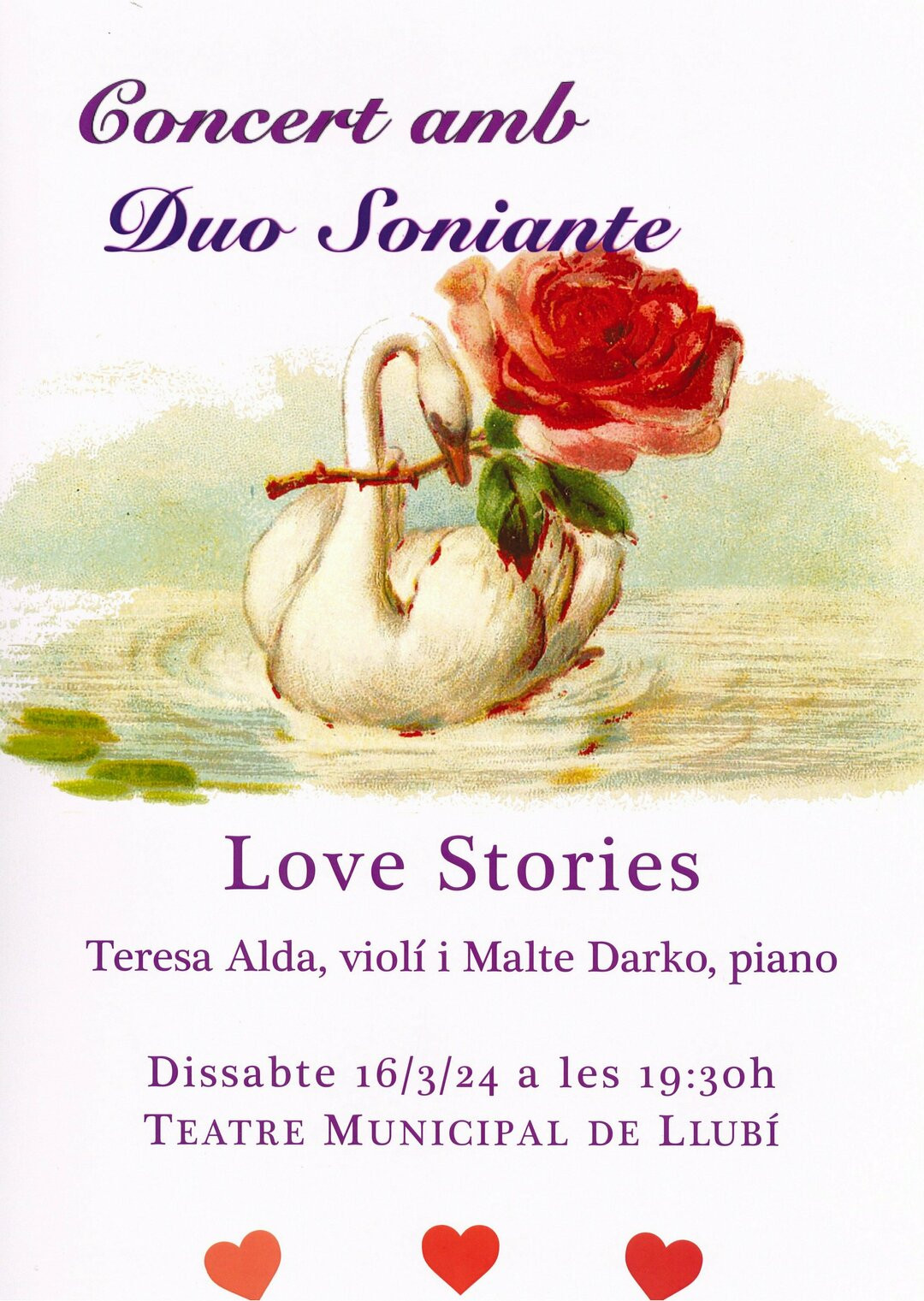 CONCERT DEL DUO SONIANTE "LOVE STORIES"