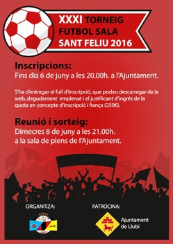 XXXI Torneig de futbol sala Sant Feliu 2016